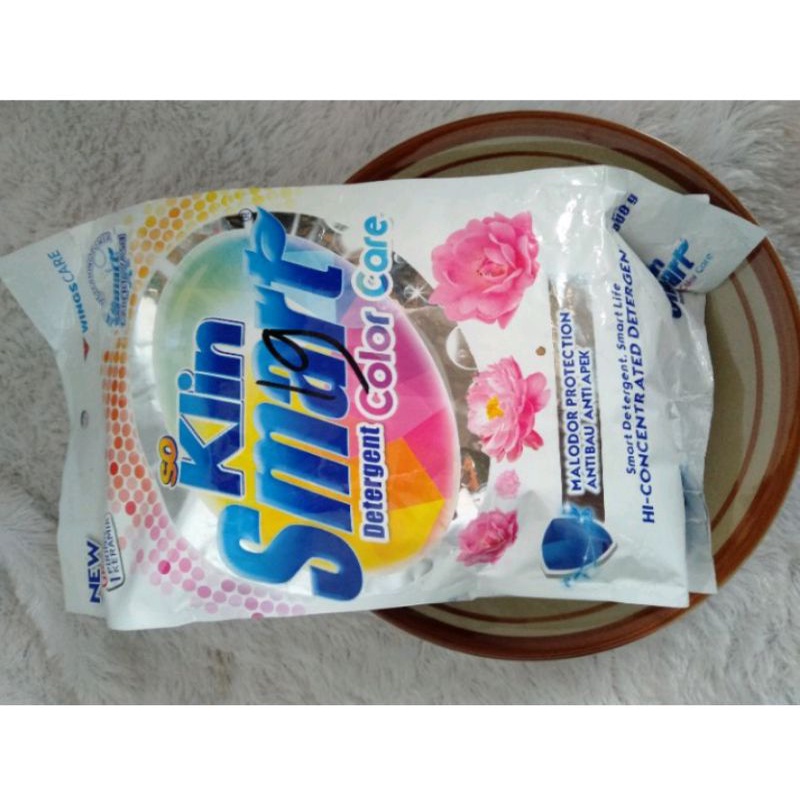 Soklin Smart Detergent Colour Care, Max Clean 725gr free piring  keramik