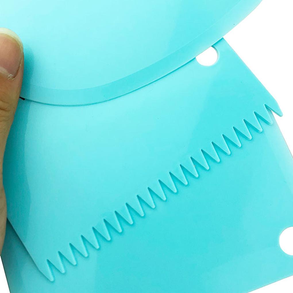 3pcs/lot Scraper Pemotong Kue Slicer Spatula Untuk Kue Krim Scraper Pasty Pemotong Scraper Tepi Tidak Teratur DIY Lebih Halus