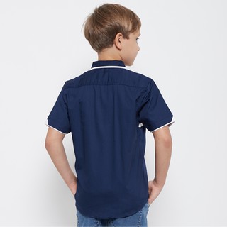 M231 Kemeja  Anak  Laki Laki  Basic Combination Warna  Navy 