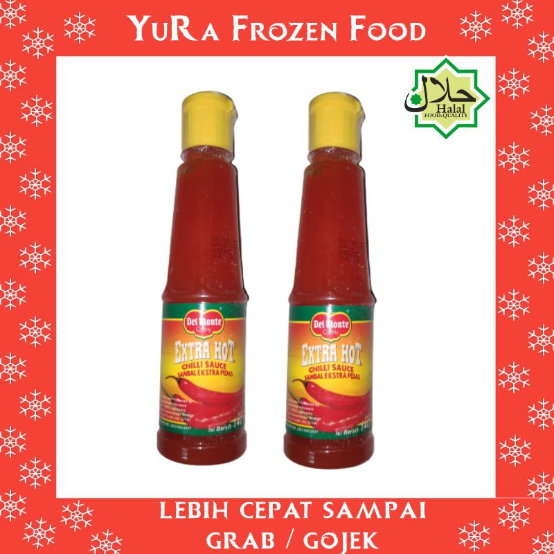 

Saos Extra Hot DELMONTE Saus 140 ml