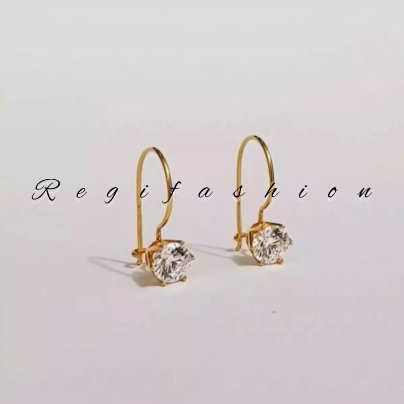 Anting titanium Wanita original terbaru fashion wanita anti karat tidak luntur