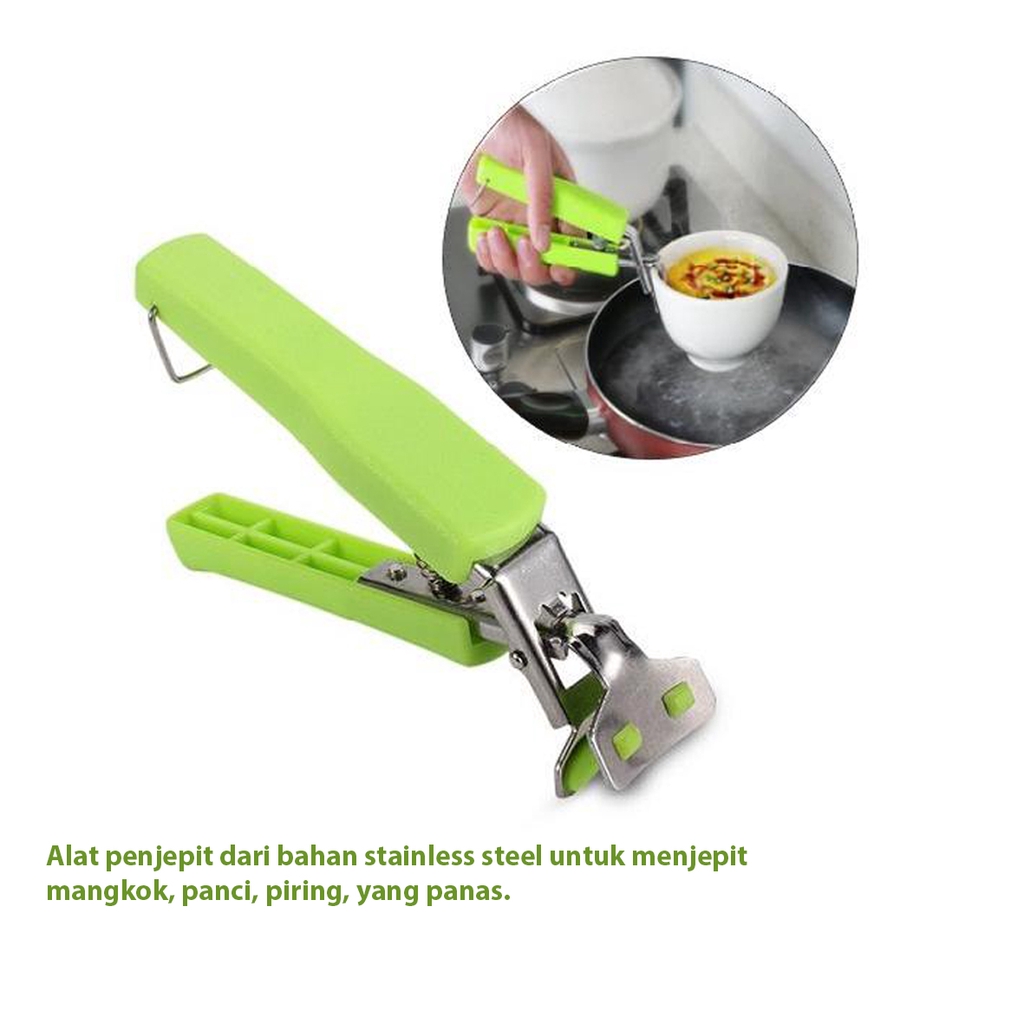 Serbagrosirmurah Penjepit Mangkok jepitan piring anti panas panci pencapit