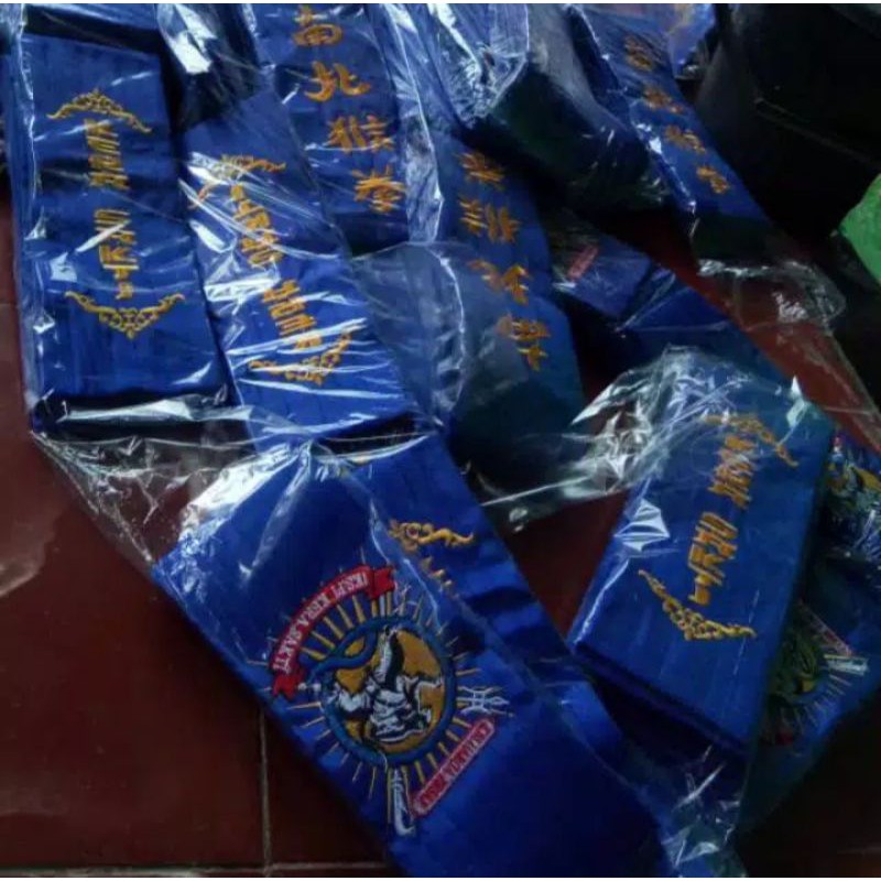 READY SABUK DUPLIKAT BIRU IKSPI KERASAKTI,  LOGO BORDIR PANJANG 3 METER