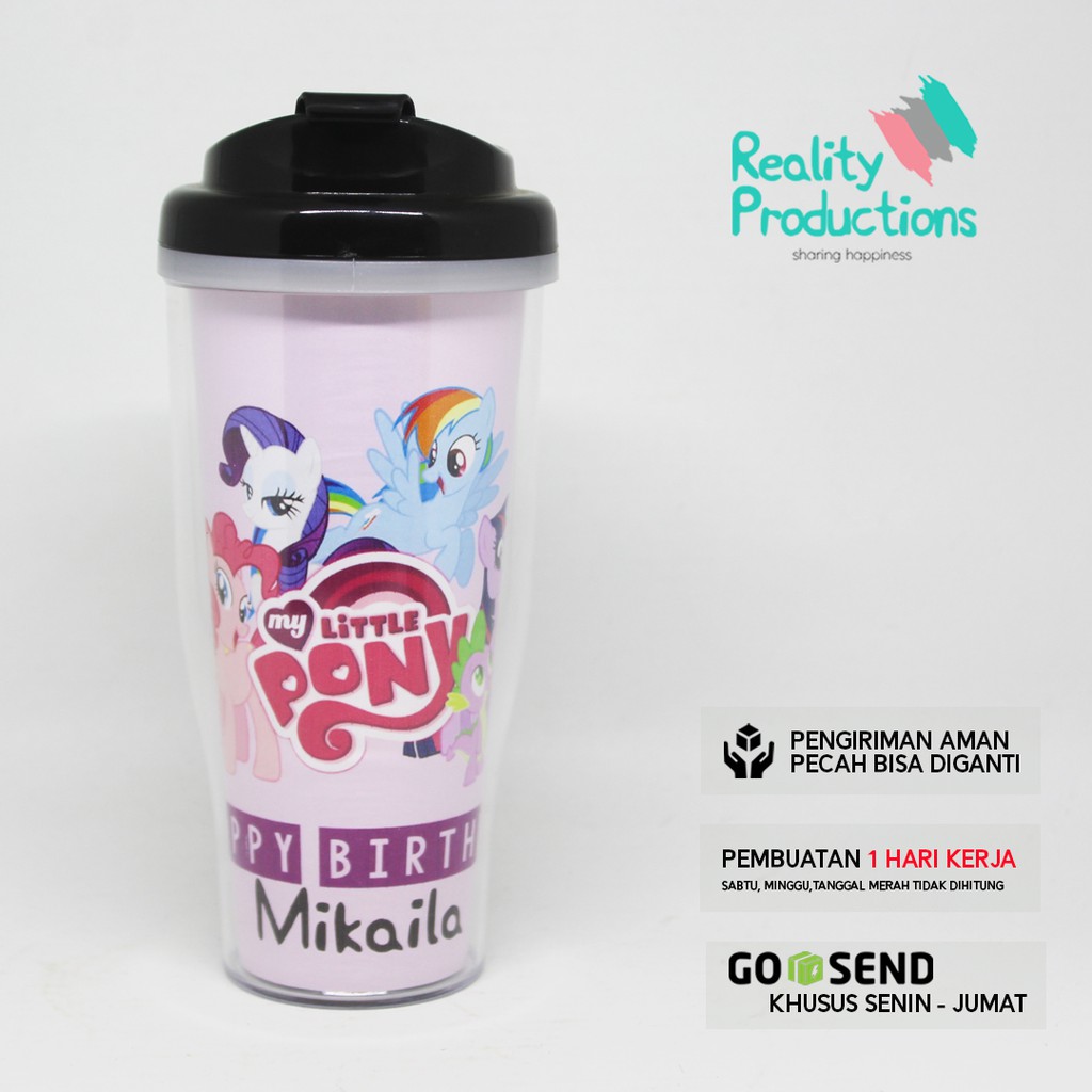 Exmoor Tumbler Little Pony untuk Kado Ulang Tahun Anak