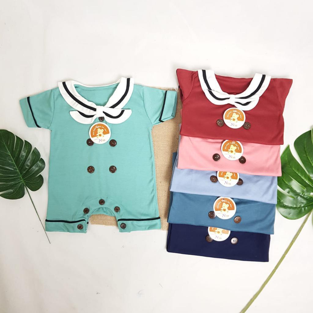 Baju Bayi Romper Sailor/Baju Romper Pendek Bayi