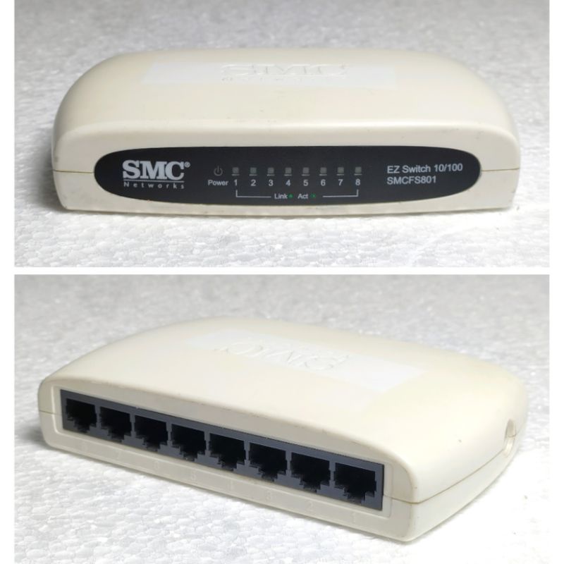 SMC SMCFS801 8 Port Fast Ethernet Unmanaged 10/100Mbps Switch