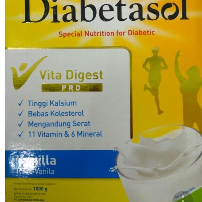 

BAYAR DITEMPAT Susu Diabetasol Vanila 1KG - Vanila