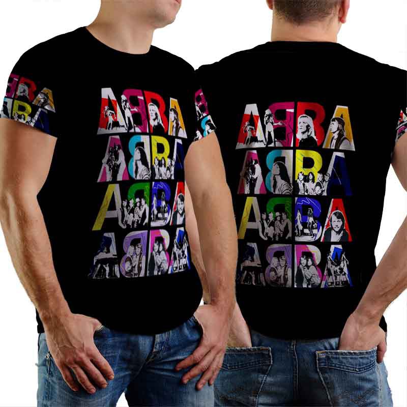 Kaos ABBA Tshirt Fullprint