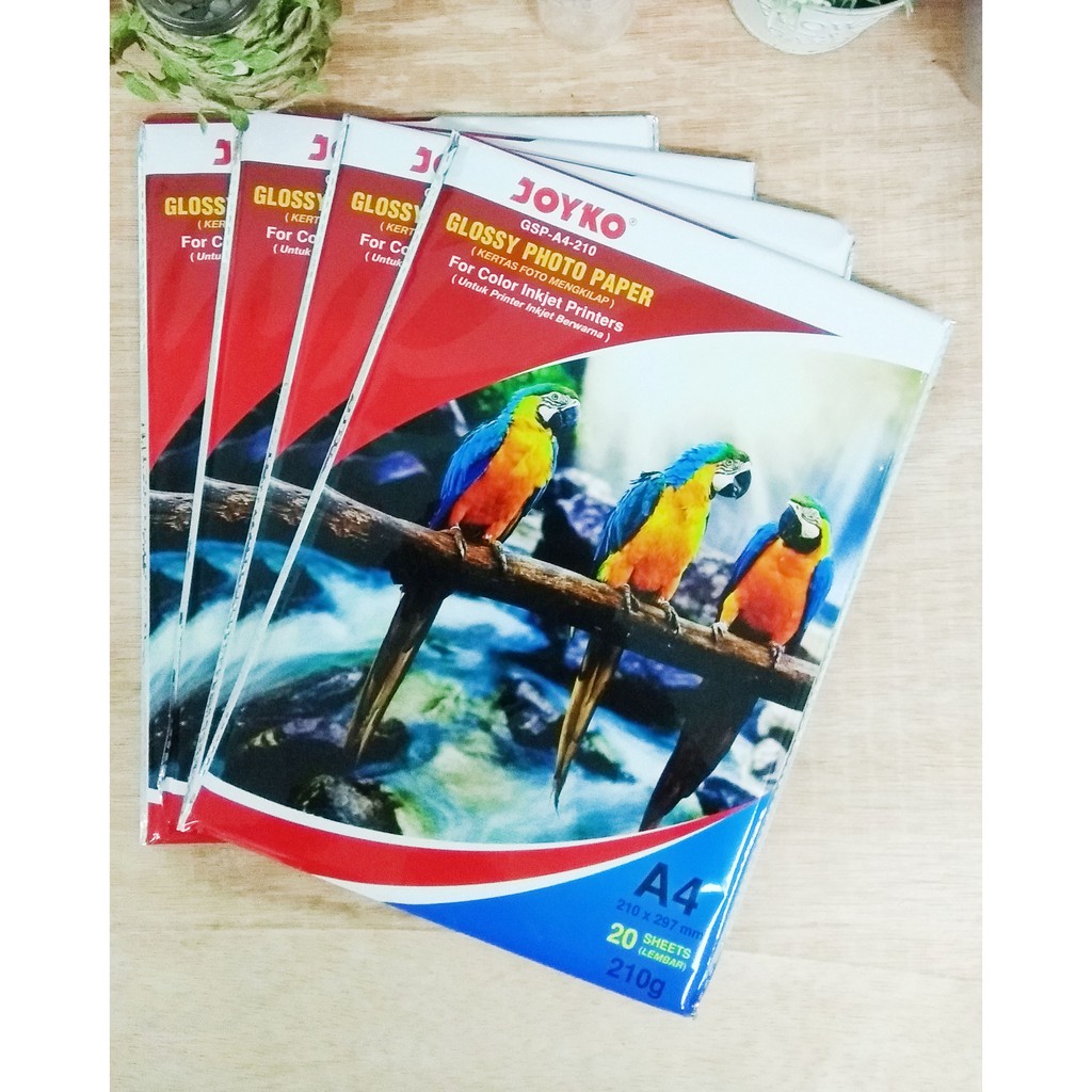 

Joyko Glossy Photo Paper Kertas foto A4 210gsm GSP-A4-210