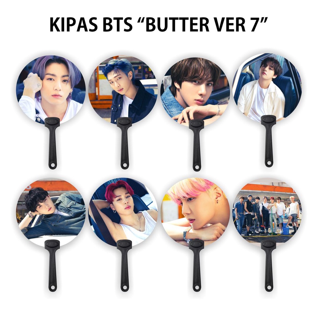 [READY STOCK] KIPAS TANGAN / HANDFAN BTS BUTTER VER 7