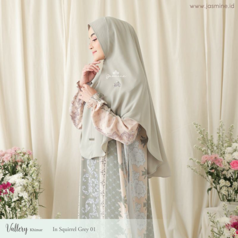 VALLERY KHIMAR KODE 01 - 08 ORIGINAL JASMINE BY LIDIA HADIWINOTO