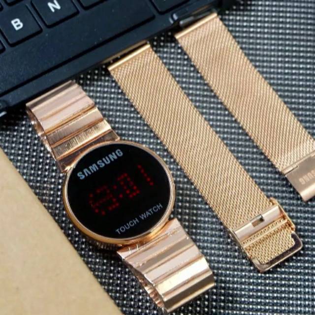 JAM TANGAN PRIA SAMSUNG TOUCH SCREEN PAKET FREE BONUS RANTAI PASIR