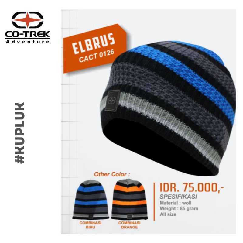 termurah topi gunung kupluk co-trek elbrus beany hat head warmer wind stopper best for hiking campin