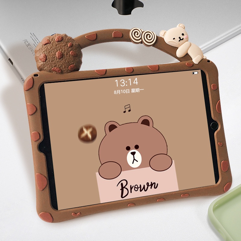 Case Pelindung Ipad Mini45 / air10 / 13 / 36cm Bahan Silikon Untuk Anak