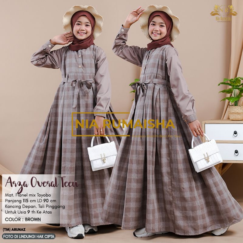 GAMIS ANAK ARZA OVERALL TEEN ORI NIA RUMAISHA