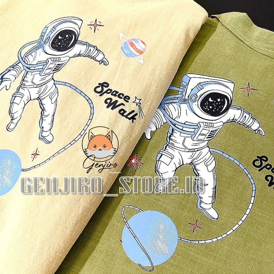 SETELAN ANAK LAKI LAKI/SETELAN KEMEJA TANGAN PENDEK CELANA PENDEK/SABLON ASTRONOT/UNTUK ANAK USIA 1 TAHUN - 4 TAHUN/ BISA COD