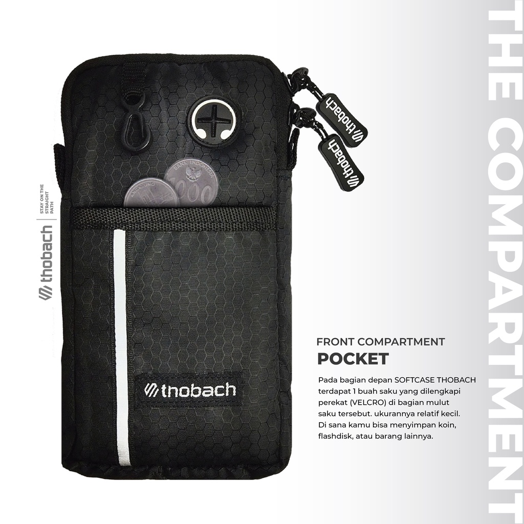 THOBACH - TAS SELEMPANG MINI POUCH SOFTCASE TRAVEL POUCH HP