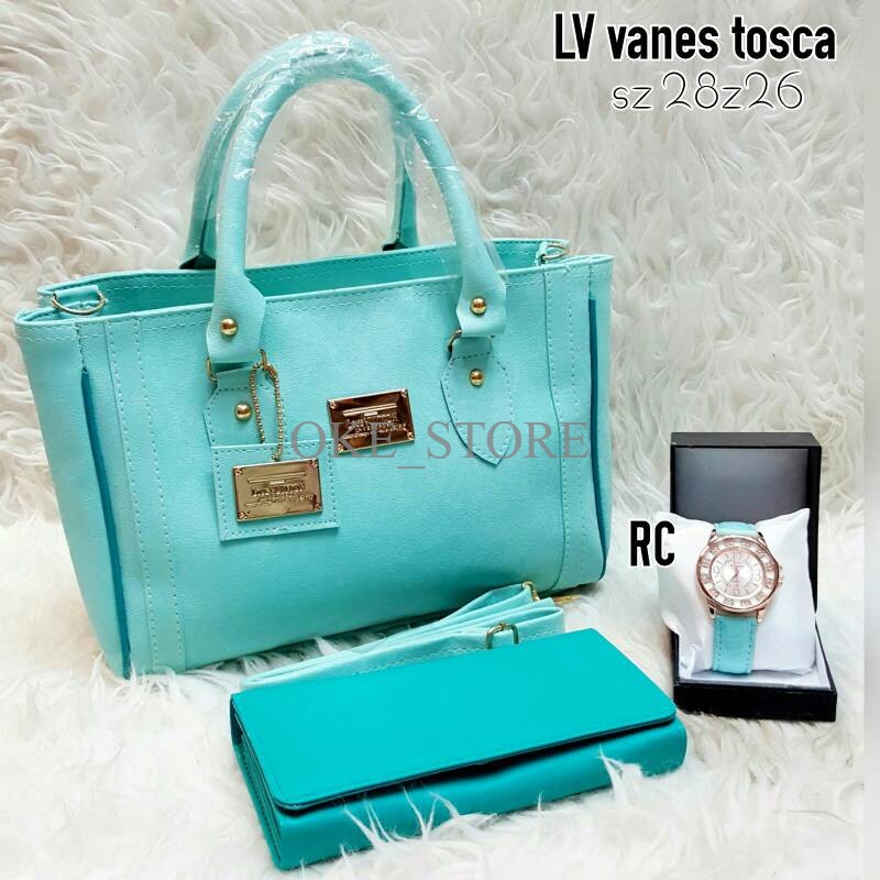 tas paket 3in1/tas lokal/tas paket murah/tas lv vanes tosca