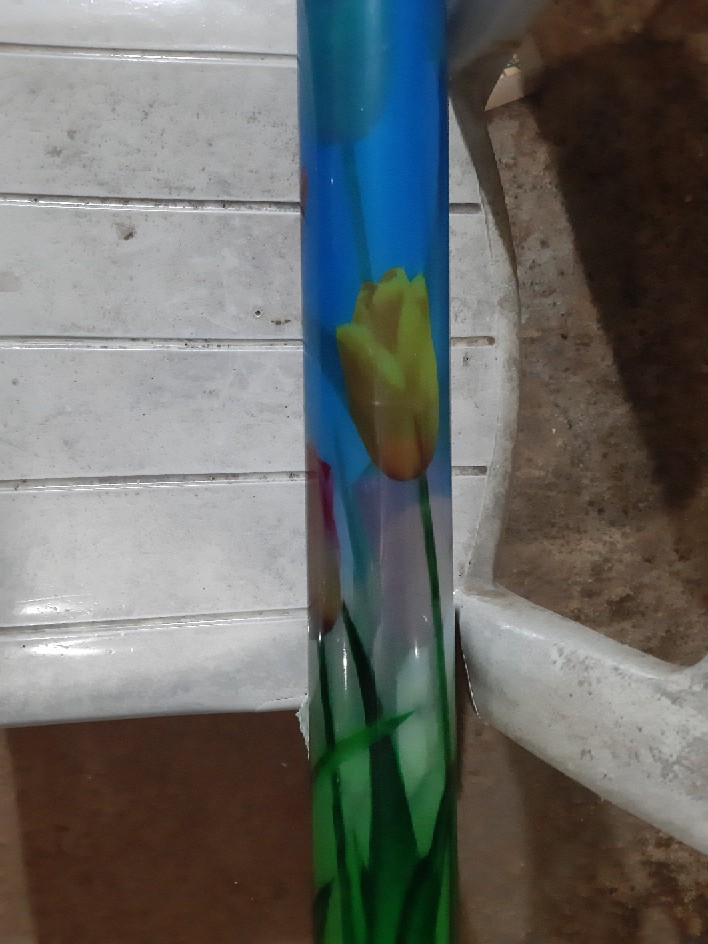 Fiber Pagar Fiber Plat  Fiber Tutup Pagar Ventilasi Lubang Angin Fiber Motif Bunga Tulip Dan Kupu2