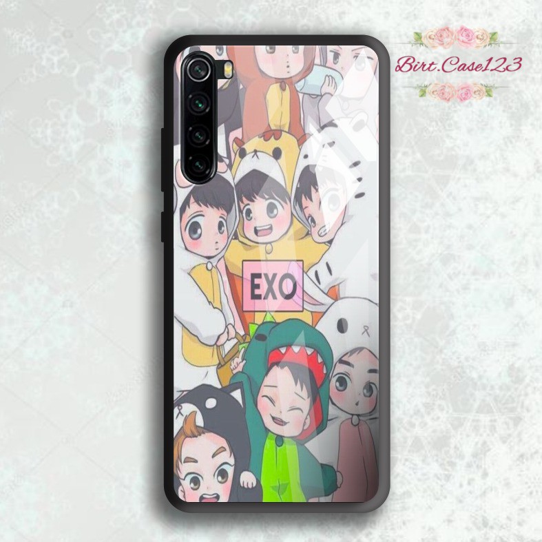 BC Case softcase silikon Gambar EXO back case glass oppo samsung vivo xiaomi realme iphone all type