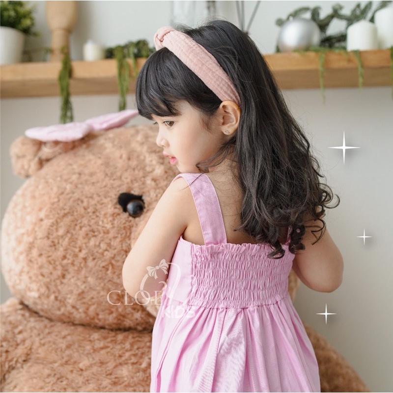 CLOEVKIDS - Dress Anak Perempuan Katun Lisa