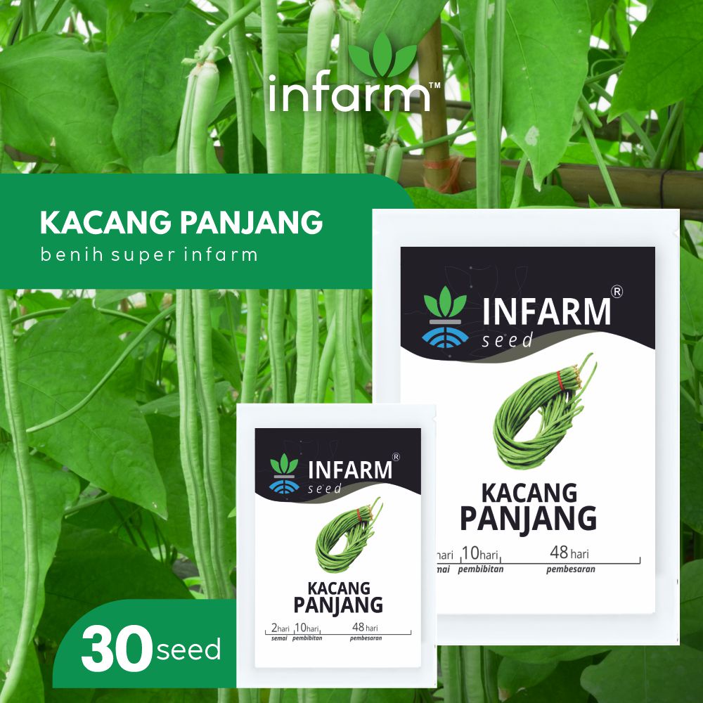 INFARM -  Benih Bibit Sayur Edible Rumahan Lengkap Kangkung Sawi Selada Pokcoy Caisim Brokoli Seledri Kubis Kol Daun Bawang-Kacang Panjang