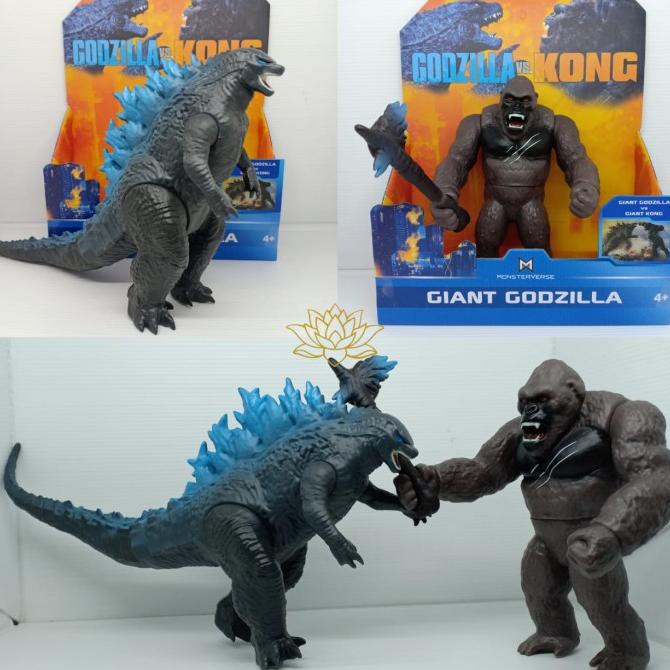 Godzilla vs Kong Action Figure Mainan Pajangan