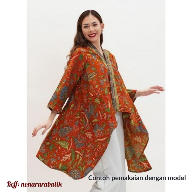 TUNIK BATIK TIGA NEGERI | ATASAN BAJU KERJA WANITA BUSUI