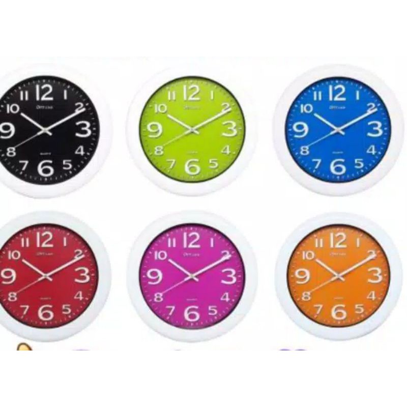 Jam Dinding Ontime 767-16 30cm Best seller & Awet mesin QUARTZ DAN Mesin SWEEP