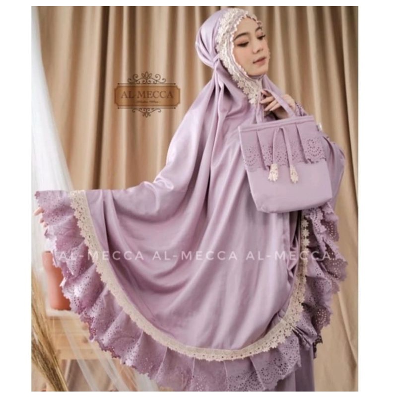 Mukena Al Mecca Lasercut Best Seller