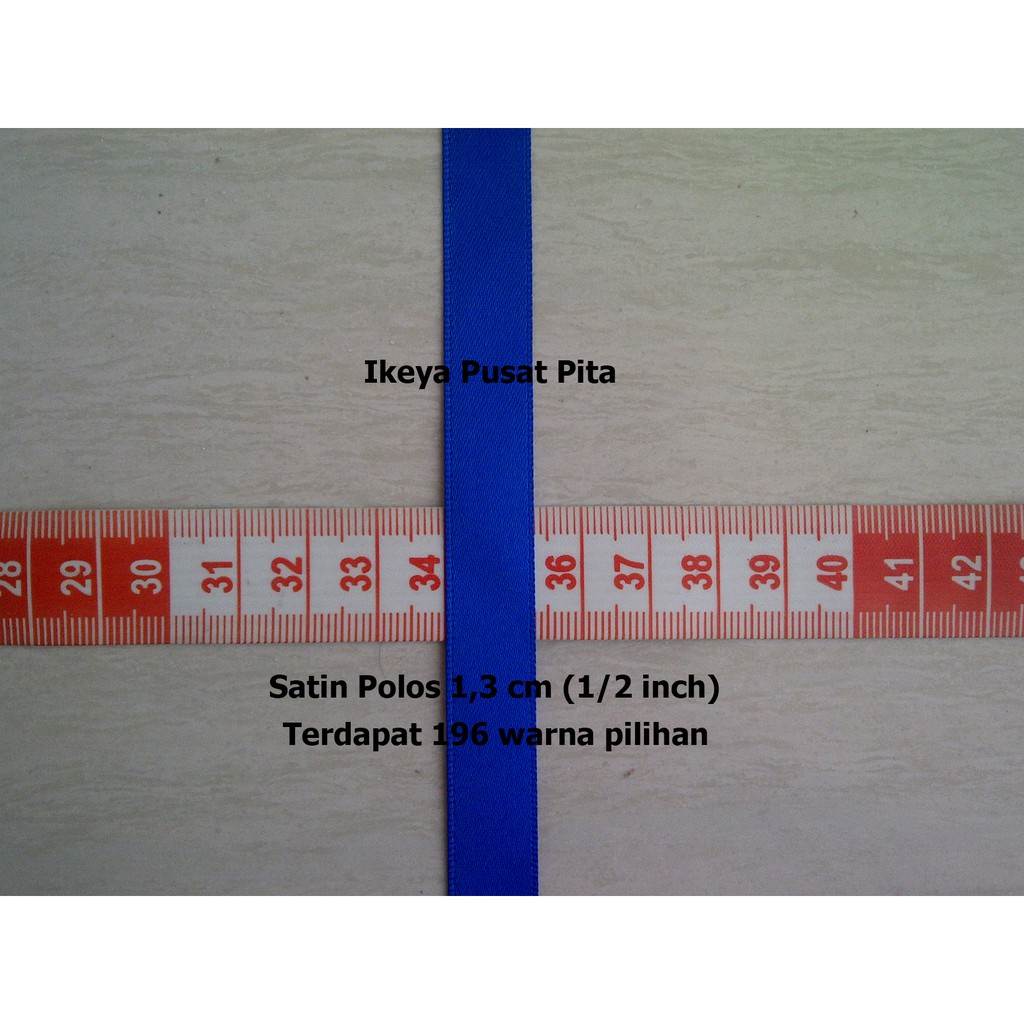 

[10 YARD] PITA SATIN POLOS DOUBLE SIDE 1,3 CM (1/2″ INCH)