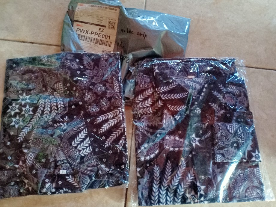 Atasan Batik Manggar Ayah Dan Anak// Kemeja Batik Pria M,l,xl