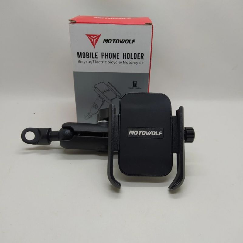 Motowolf Holder Handphone Version 3 Holder Hp 360 Derajat Motowolf V3 Original