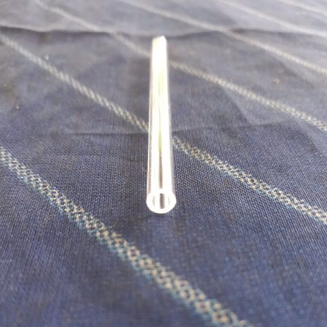 Pipet Kaca Merk Pyrex (Made in Japan) 8.5cm, Lubang Kecil (Diameter lubang 3mm)