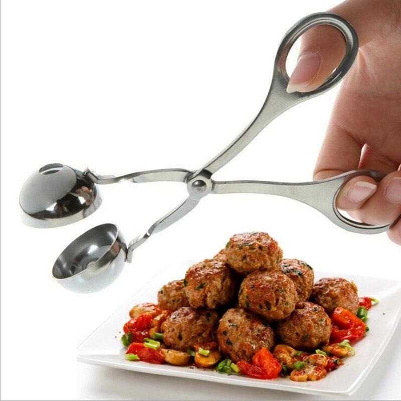 (100% BARANG ORI) Meatball Spoon Scoop Gunting Sendok Pembuat Bakso D0985