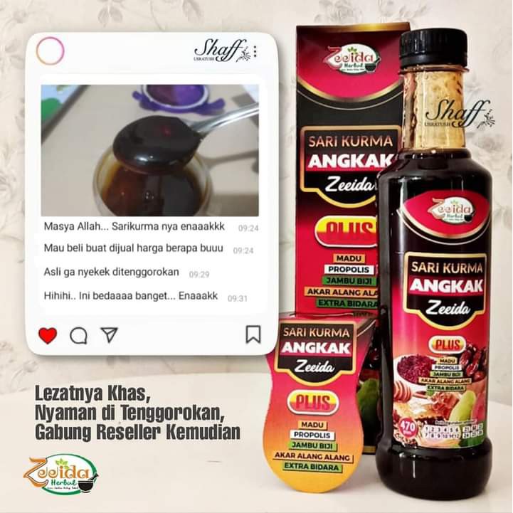 

SARI KURMA ANGKAK ZEEIDA herbal - 470 gr