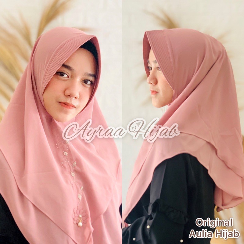 AYRAAHIJAB | Jilbab Instan Ceruty Standar Flowy ORI Aulia Hijab