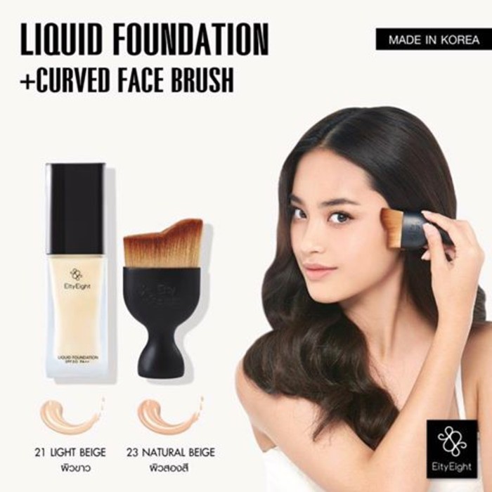 PROMO Liquid Foundation Ver88 Ver 88 Ver.88 Original Eity Eight Free Brush