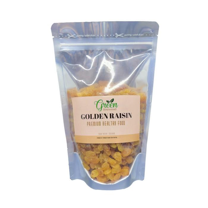 

Golden Raisin 250 Gram Unsweetened Premium - Kismis Kuning 250 Gr