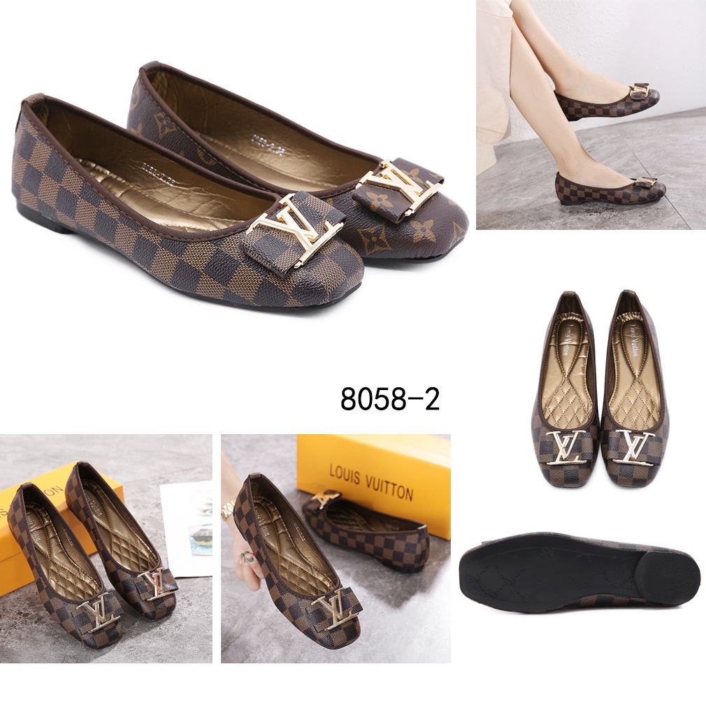 Flat ShoesLogo Bow  #8058-2