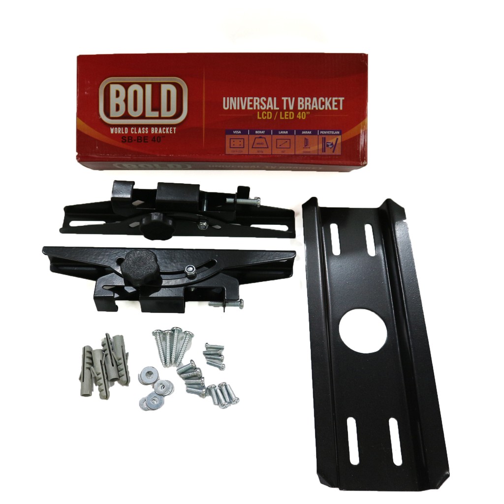 Braket Bracket LED LCD BOLD 14&quot; - 40&quot; Universal Paling Diminati