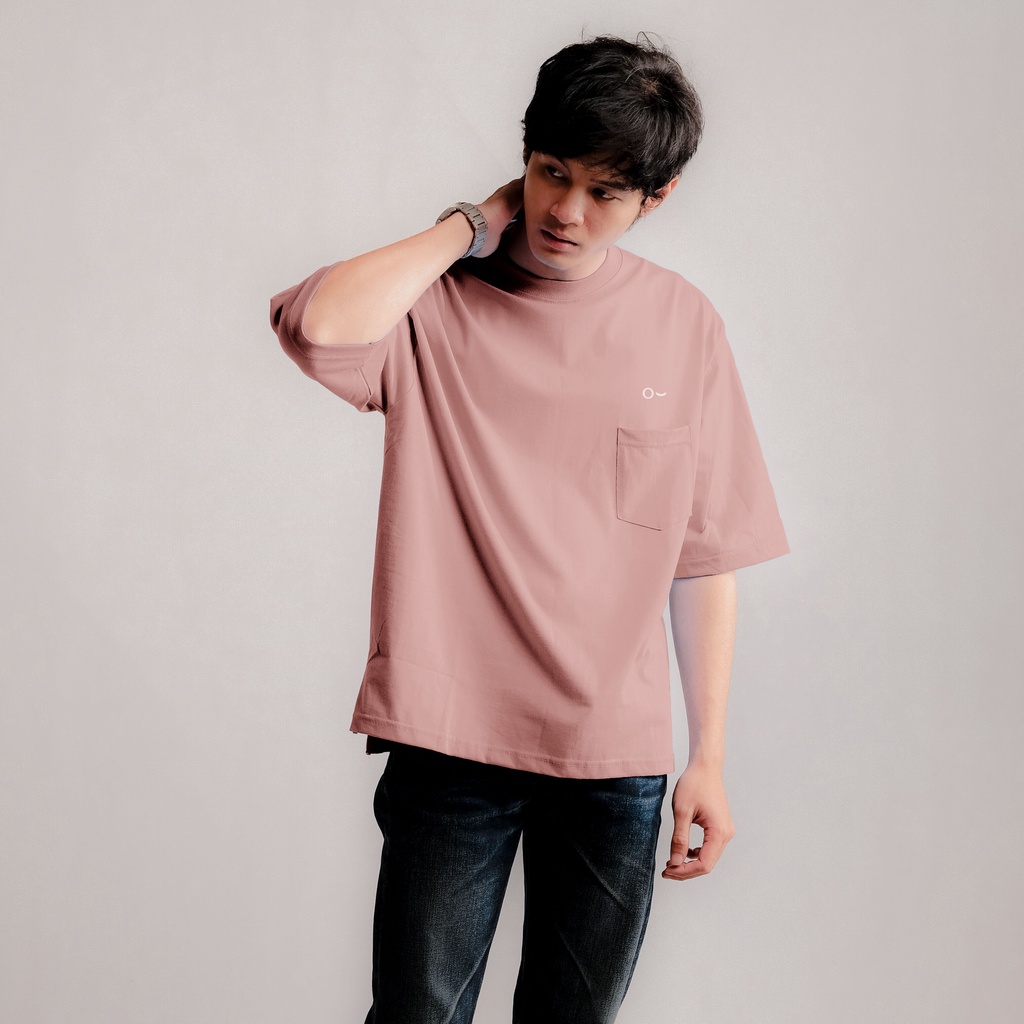 JOHNJILL - Kaos Oversize Short Sleeve + saku_