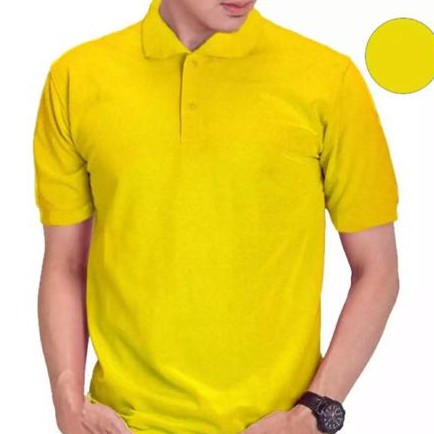 Kaos polos -  Kaos polo shirt pria lengan pendek | kaos kerah pria | kaos seragam polos | Harga grosir size xl