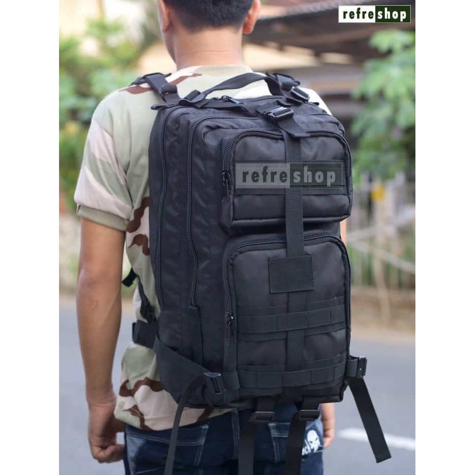 Termurah di Shopee TAS RANSEL ARMY TACTICAL 3P LEBANON GENDONG LORENG POLOS