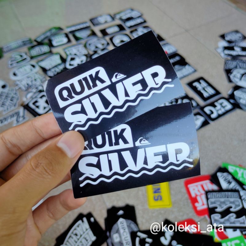 QUICSILVER BLACK EDITIONS stiker