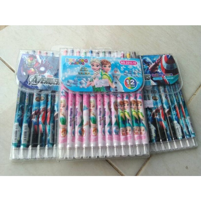 

Berkualitas Krayon Putar / Roling Crayon Gambar Karakter Isi 12 Diskon