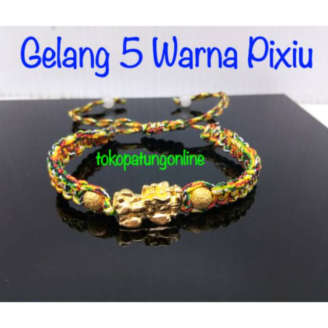 Gelang Pixiu Tali 5 Warna