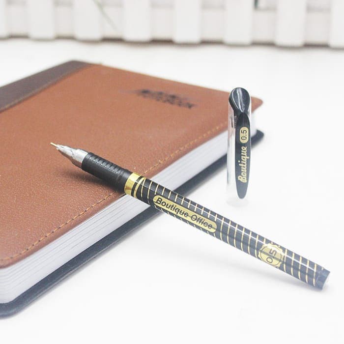 

[BISA COD] Pena Ballpoint Bolpen Pulpen Rollerball Gel Pen 0.5mm GP-738 Boutique