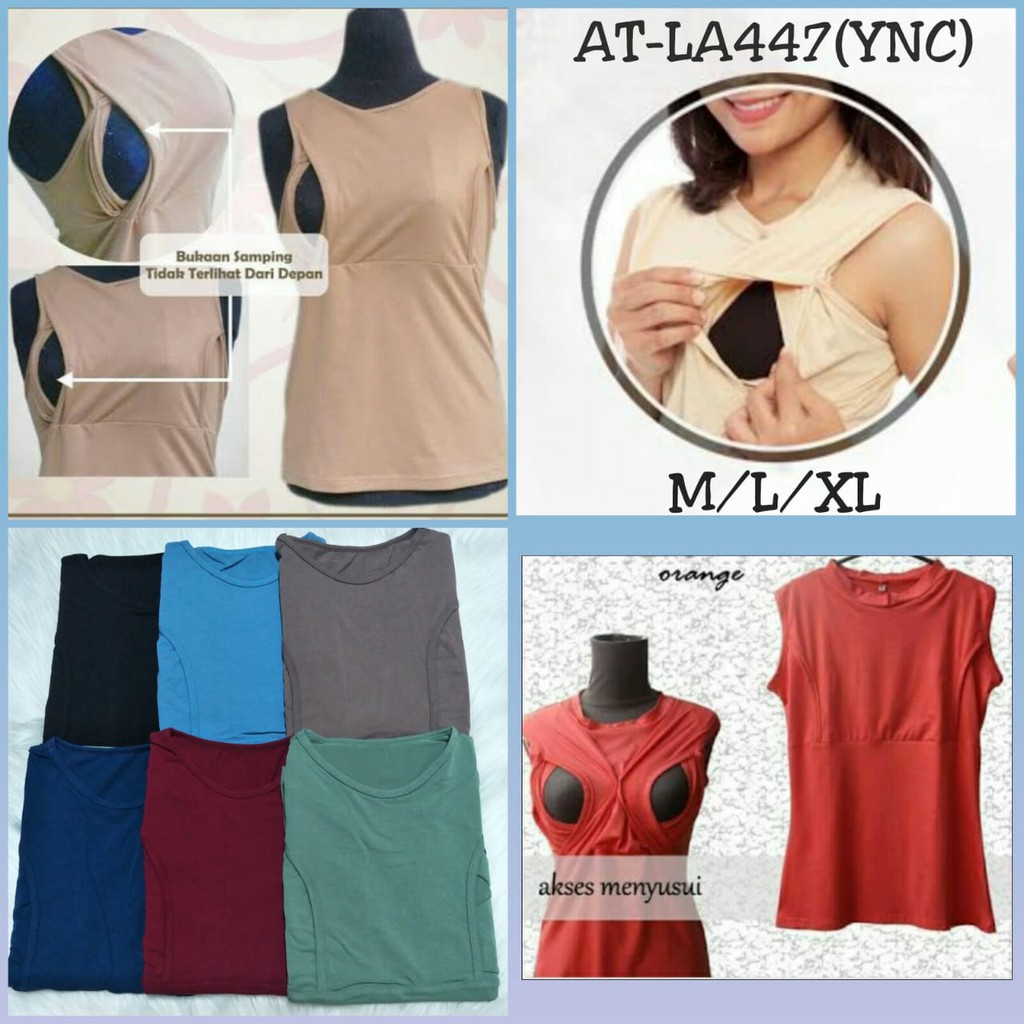 Lydyly atasan baju kaos singlet tanktop menyusui