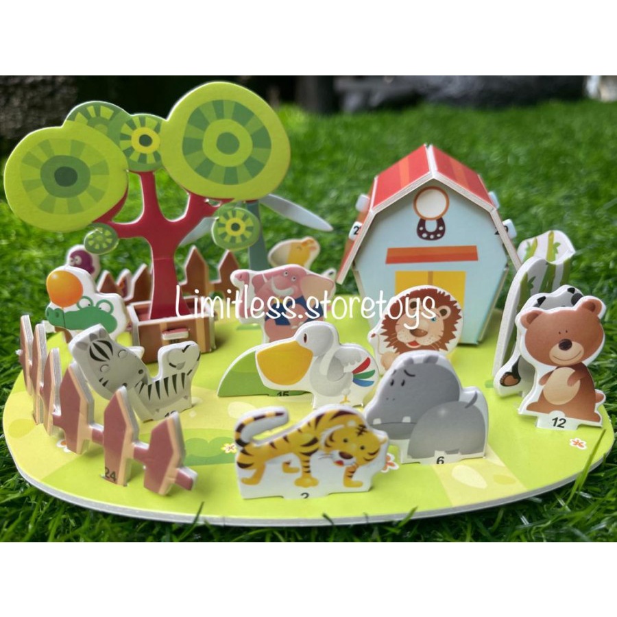 PUZZLE  3D FOAM DIY /  mainan edukasi anak /3D FOAM 1688 / Paper Foam